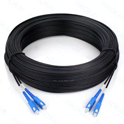 FTTH Drop Fiber Patch Cord SC APC FC ST LC Steel Wire FRP Системы центра обработки данных