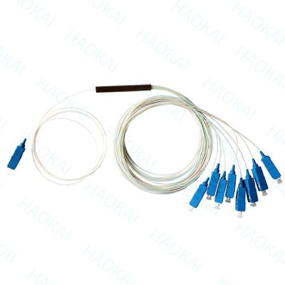 FTTH 1x4 1x8 Fiber PLC Splitter Mini Steel Tube с соединителем SC APC