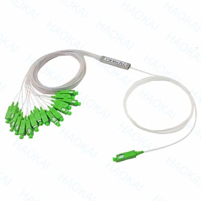FTTH 1x4 1x8 Fiber PLC Splitter Mini Steel Tube с соединителем SC APC