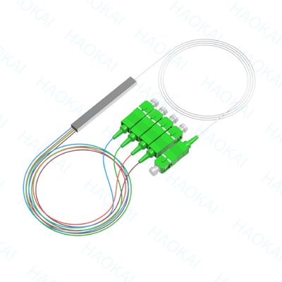 LC APC 1x16 Коннектор Волокно PLC Splitter Мини стальной трубы Волокно-оптический Splitter
