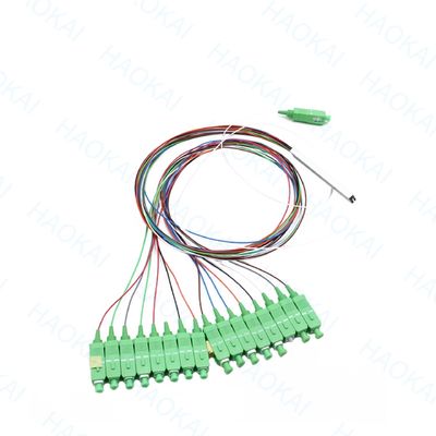 LC APC 1x16 Коннектор Волокно PLC Splitter Мини стальной трубы Волокно-оптический Splitter