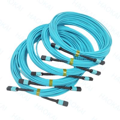 Однорежимный прорыв Sc Fiber Optic Patch Cord 12 ядров Дуплекс OS2