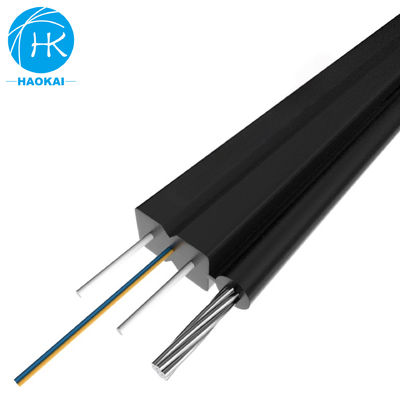 Наружные FTTH кабели для кабеля с проволокой FRP 1 ядро самоподдерживающийся оптический кабель