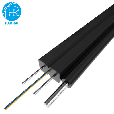 Внутренний FTTH кабель 2 ядра 4 ядра FRP стальной проволоки FTTH волокна в дом