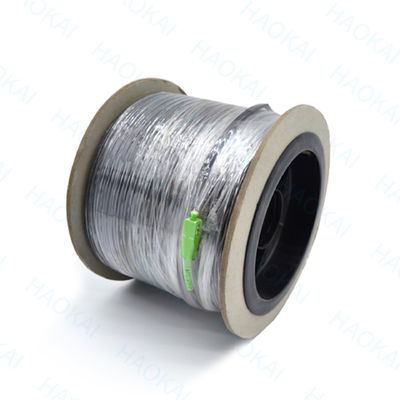 Наружный FTTH патч-шнур 2core Steel Wire Drop Fiber Optical Cable 2SC-2SC соединитель