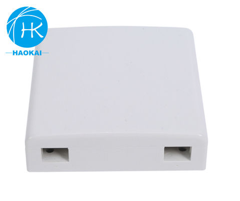 2 порта Внутренняя FTTH-коробка для лицевой панели рабочего стола SC LC UPC 86type Mini Fiber Optic Rosette Box