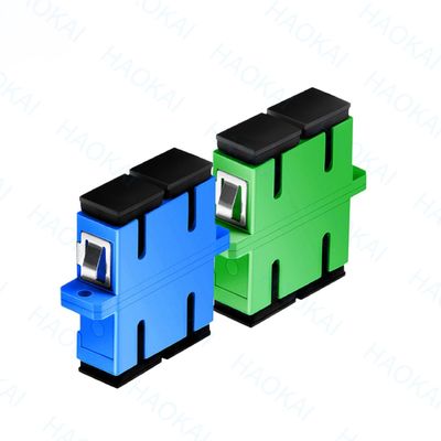 PVC Duplex SC APC UPC Adapter 1260nm - 1650nm Длина волны для телекоммуникаций