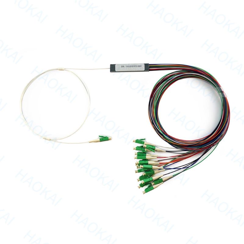 LC APC 1x16 Коннектор Волокно PLC Splitter Мини стальной трубы Волокно-оптический Splitter