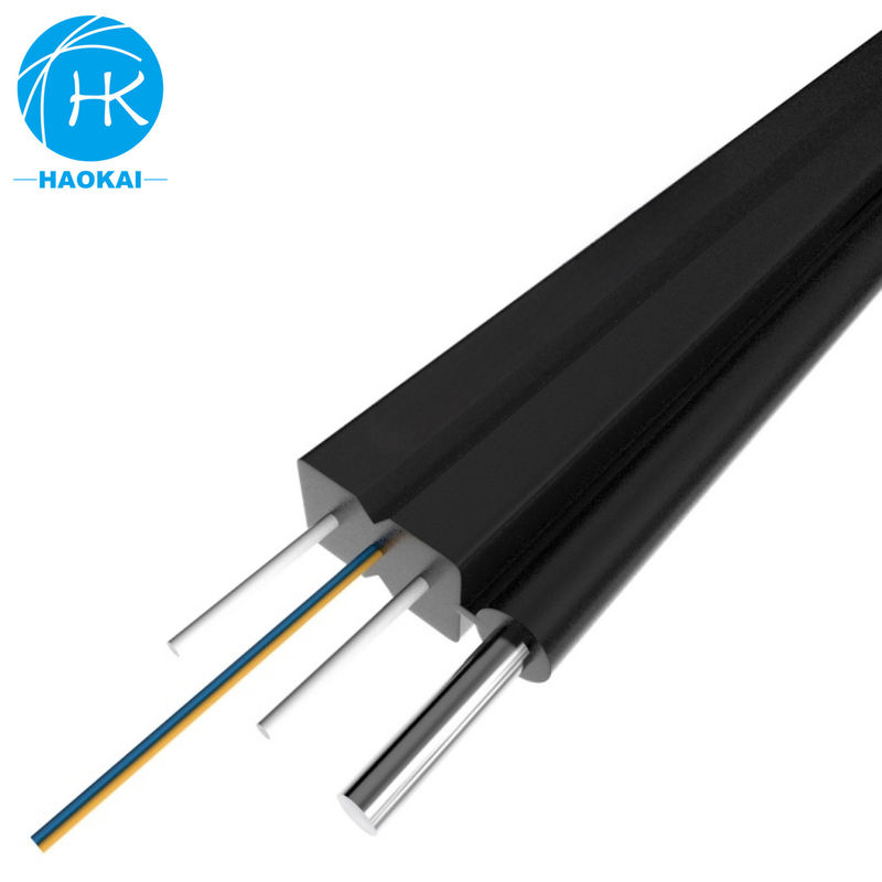 2-ядерный FRP FTTH воздушный кабель для самоподдержки