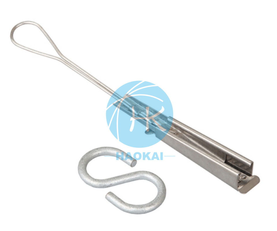 S Hook Aerial Footth Accessories Flat Type Fiber Optic Drop Cable Tension Clamp (Скукательный крючок для кабеля с оптическим волокном)